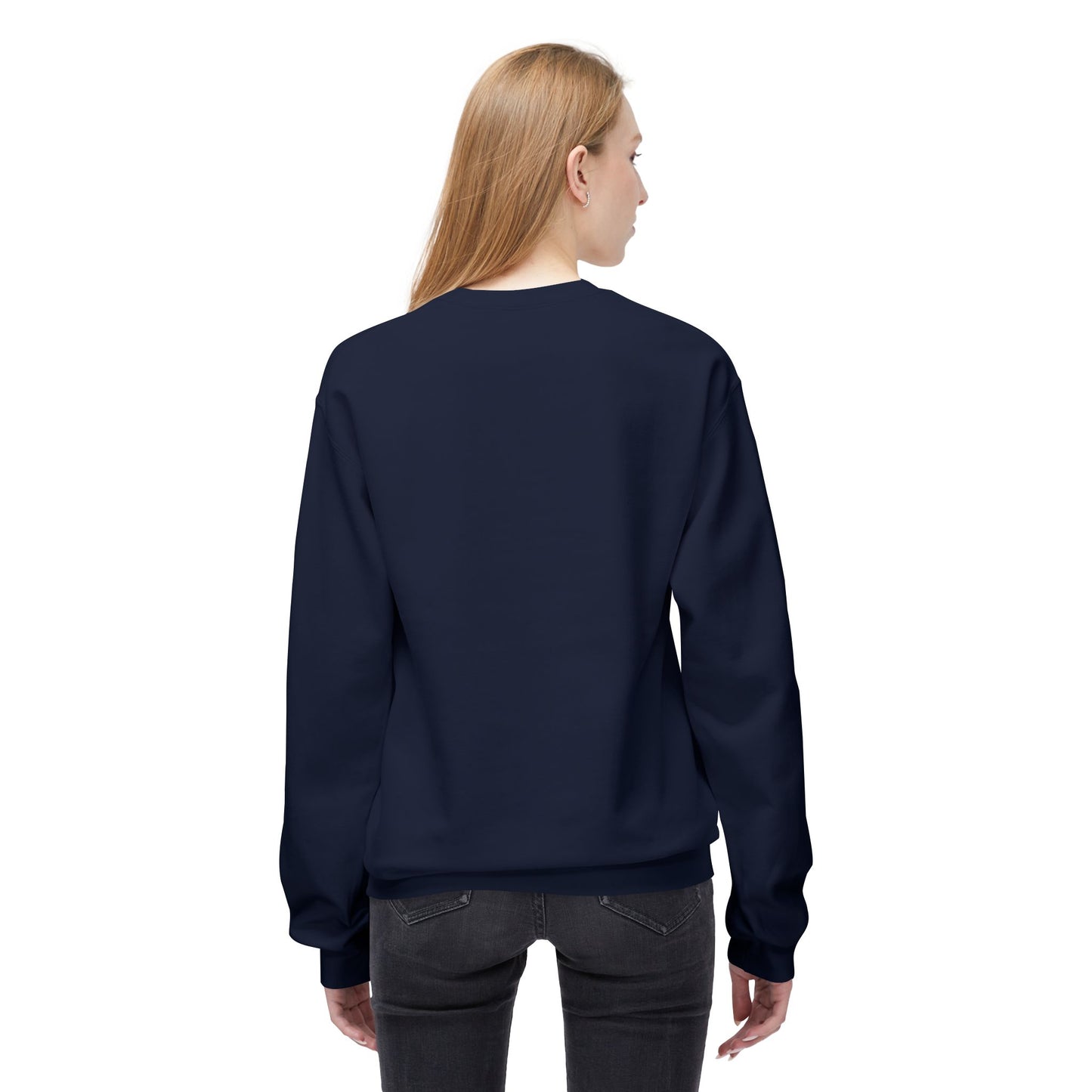 EFe Unisex Fleece Crewneck Sweatshirt - Colorful Abstract Design