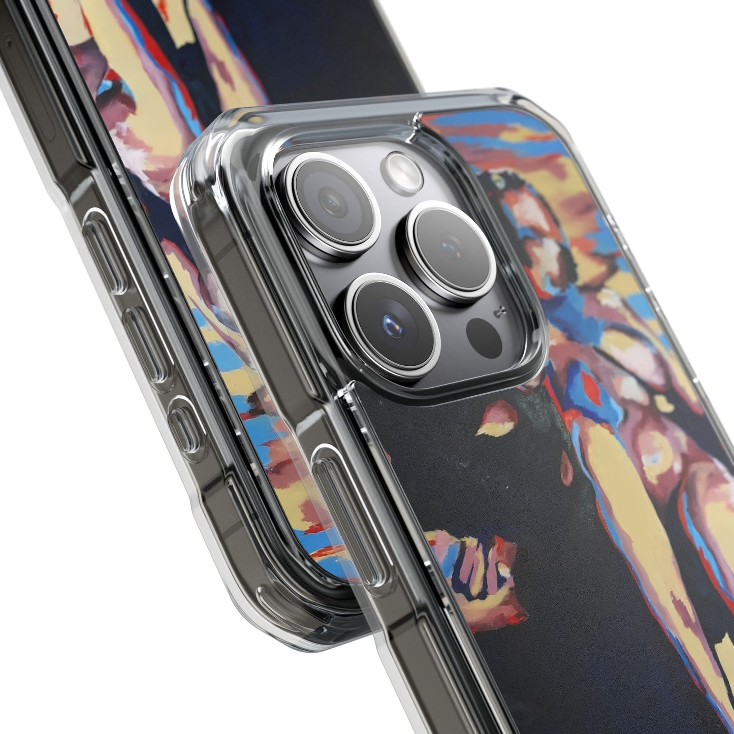 EFe Magnetic Clear printed Impact Case - Unique Phone Protection with Vibrant Painting Design