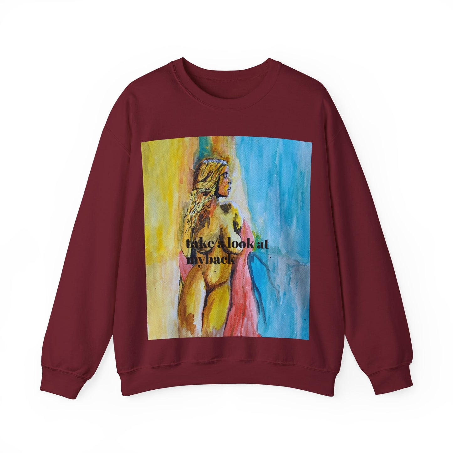 EFeWear Crewneck Sweatshirt 'Take a Look at My Back'
