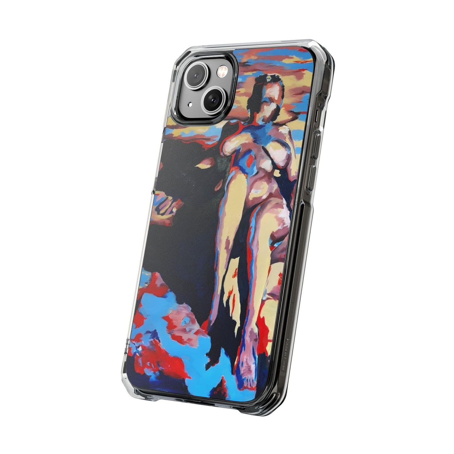 EFe Magnetic Clear printed Impact Case - Unique Phone Protection with Vibrant Painting Design
