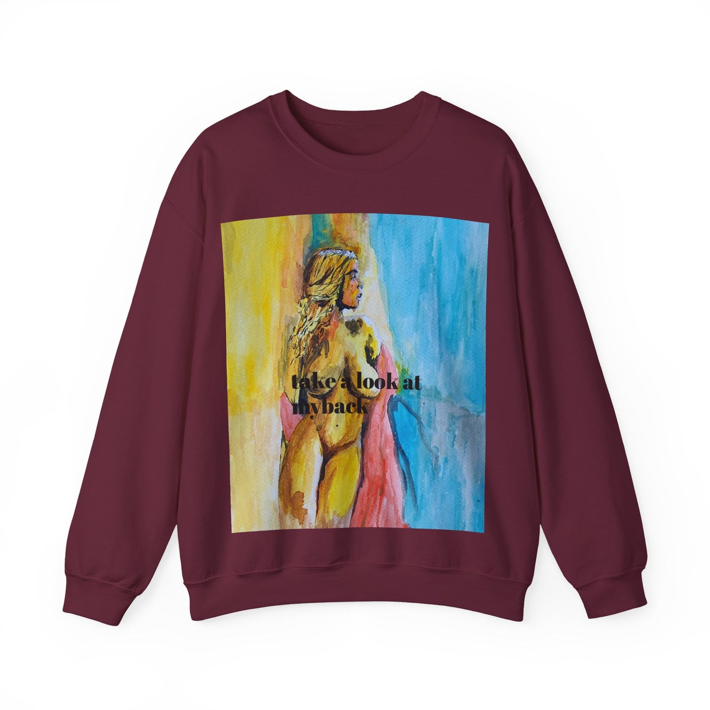 EFeWear Crewneck Sweatshirt 'Take a Look at My Back'