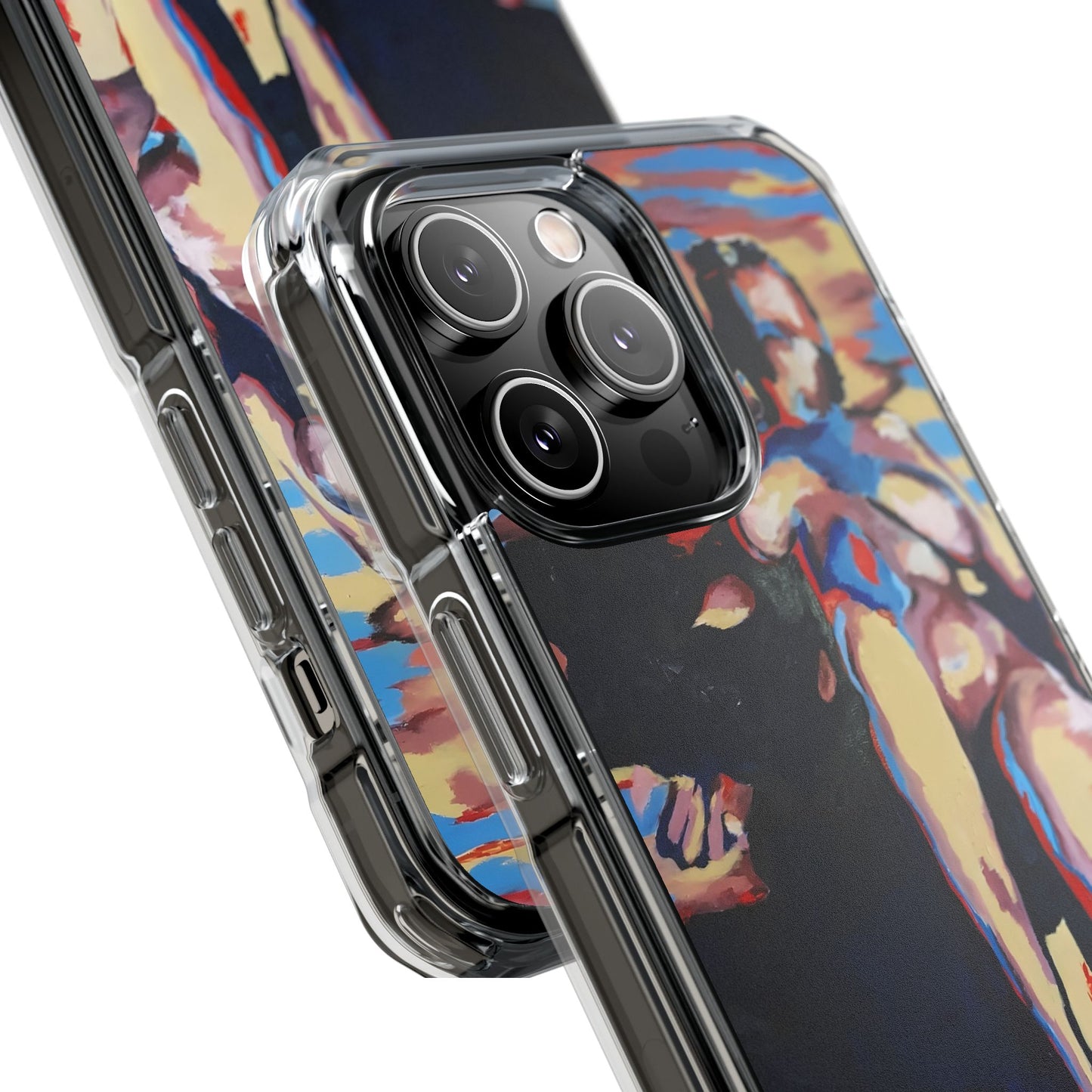 EFe Magnetic Clear printed Impact Case - Unique Phone Protection with Vibrant Painting Design