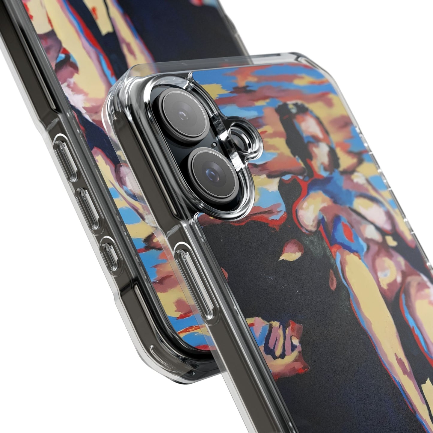 EFe Magnetic Clear printed Impact Case - Unique Phone Protection with Vibrant Painting Design
