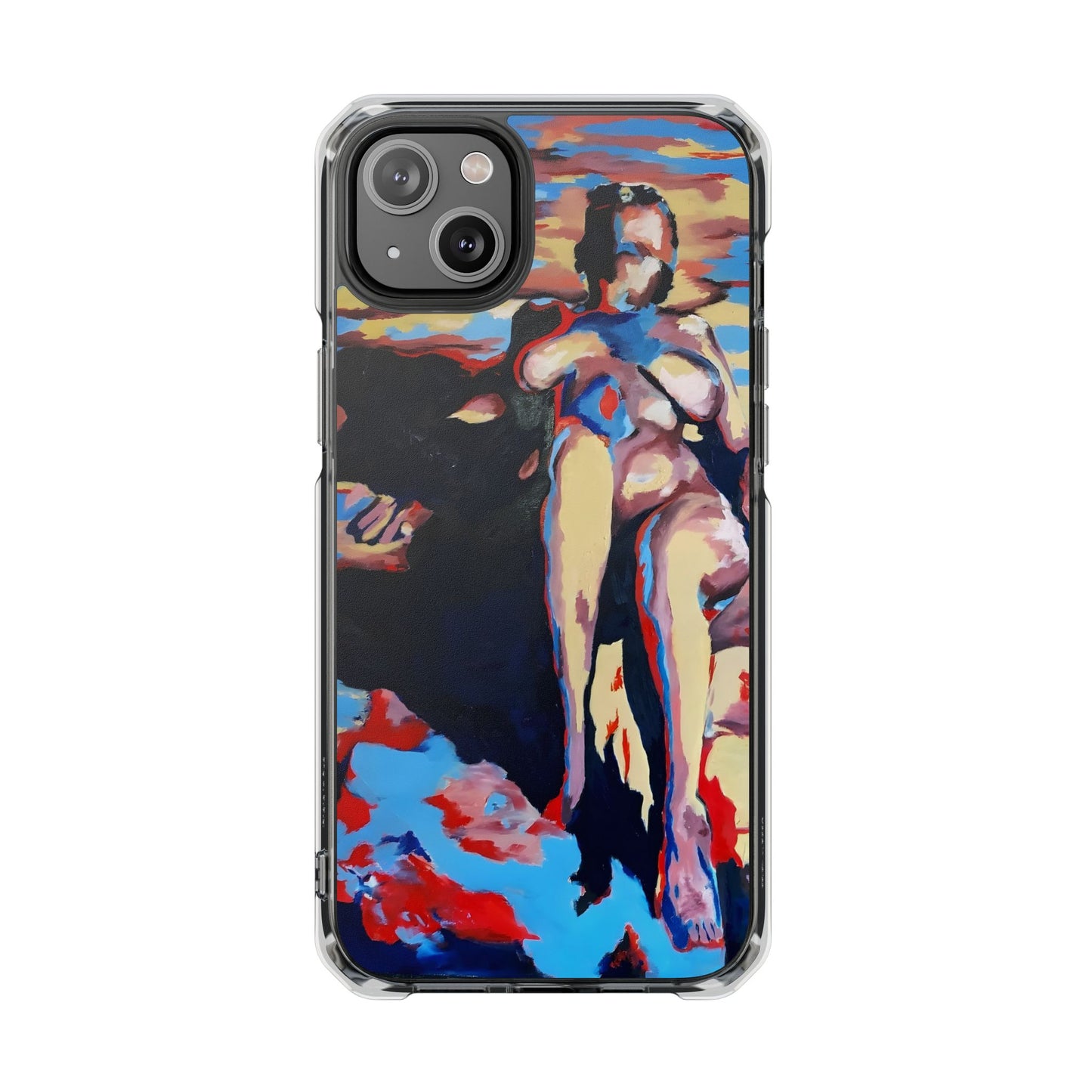 EFe Magnetic Clear printed Impact Case - Unique Phone Protection with Vibrant Painting Design