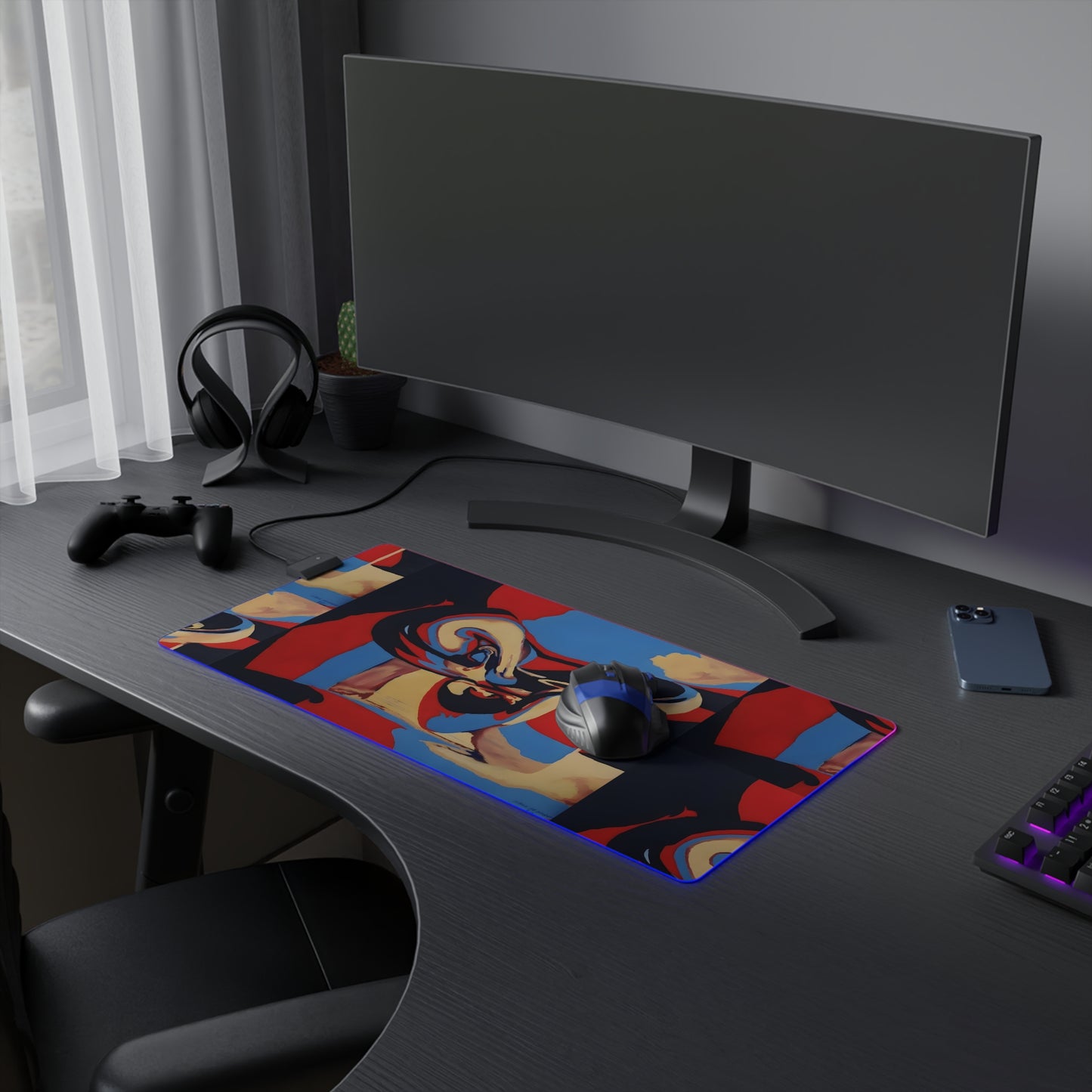 EFe LED Gaming Mouse Pad.