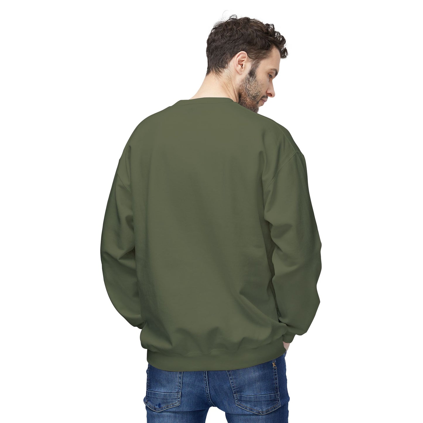 EFe Unisex Fleece Crewneck Sweatshirt - Colorful Abstract Design