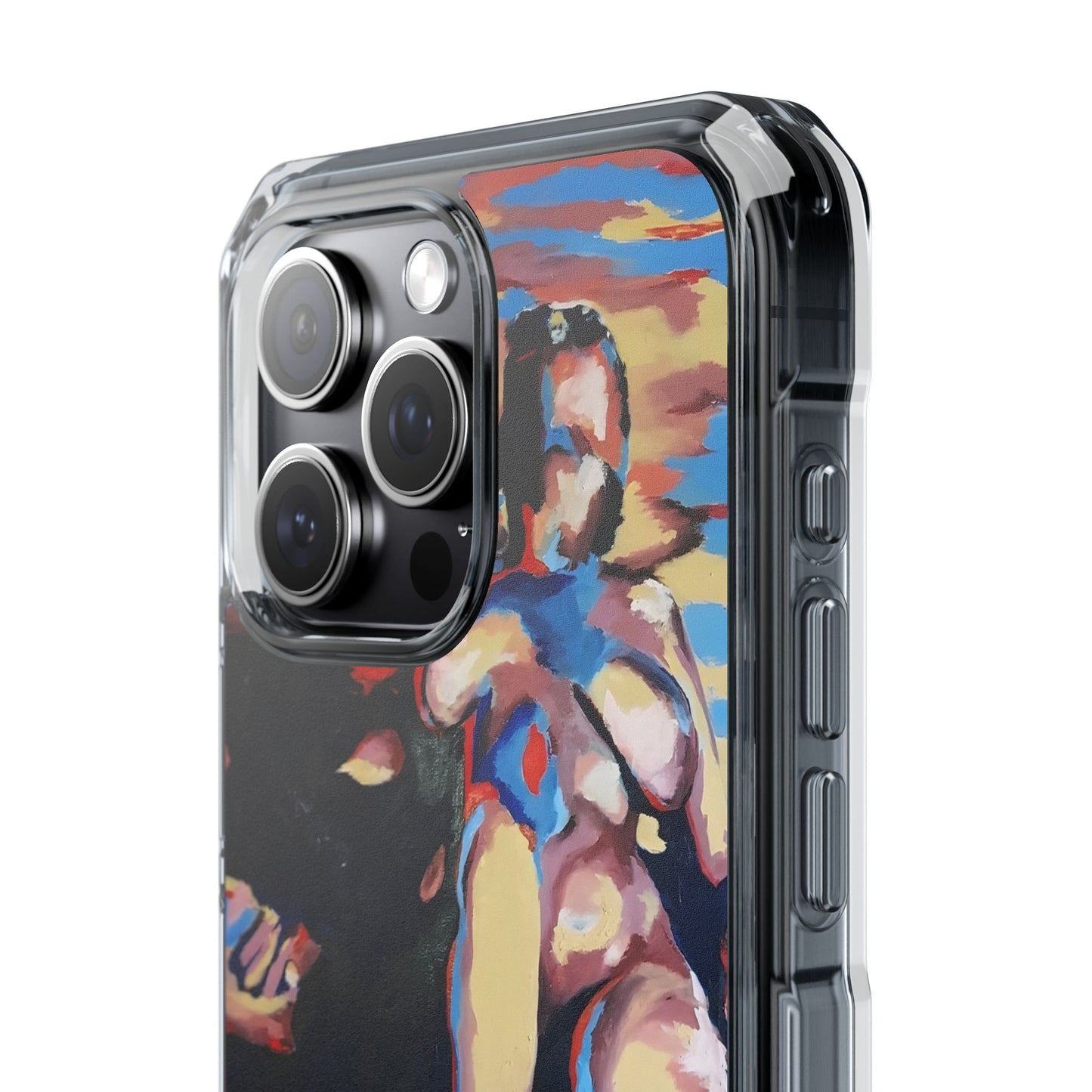 EFe Magnetic Clear printed Impact Case - Unique Phone Protection with Vibrant Painting Design