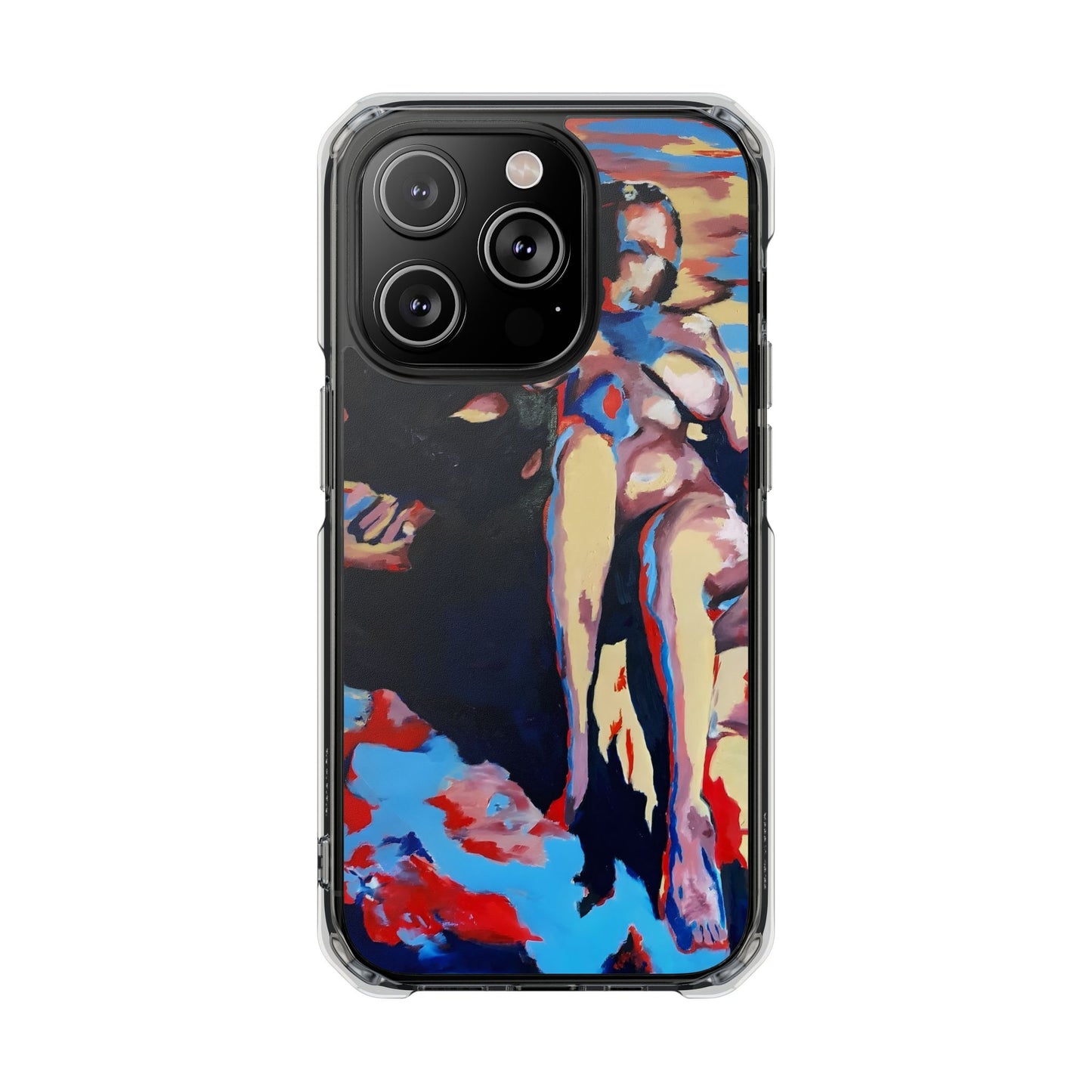 EFe Magnetic Clear printed Impact Case - Unique Phone Protection with Vibrant Painting Design