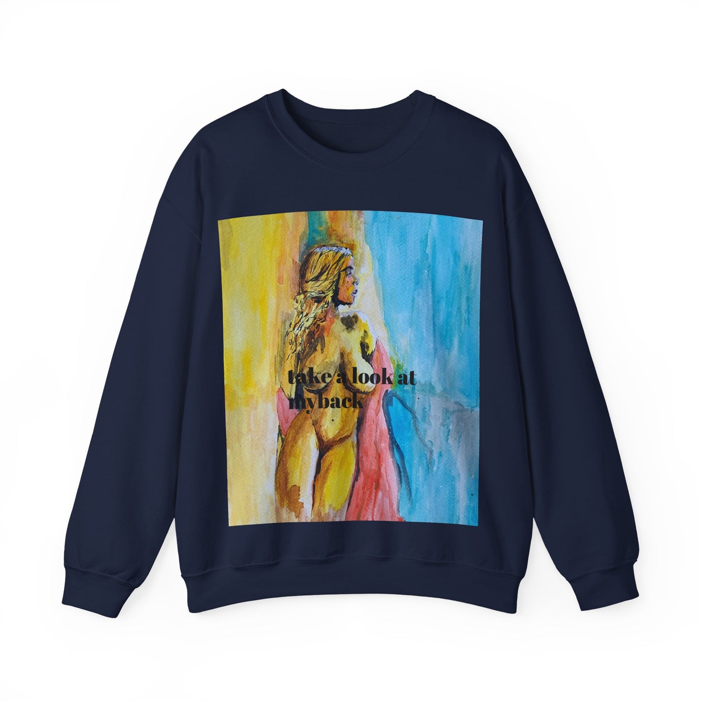 EFeWear Crewneck Sweatshirt 'Take a Look at My Back'