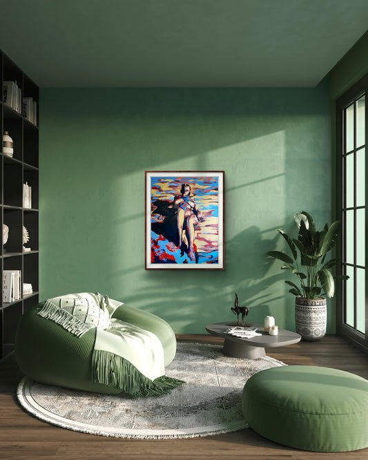 Serene holiday time.