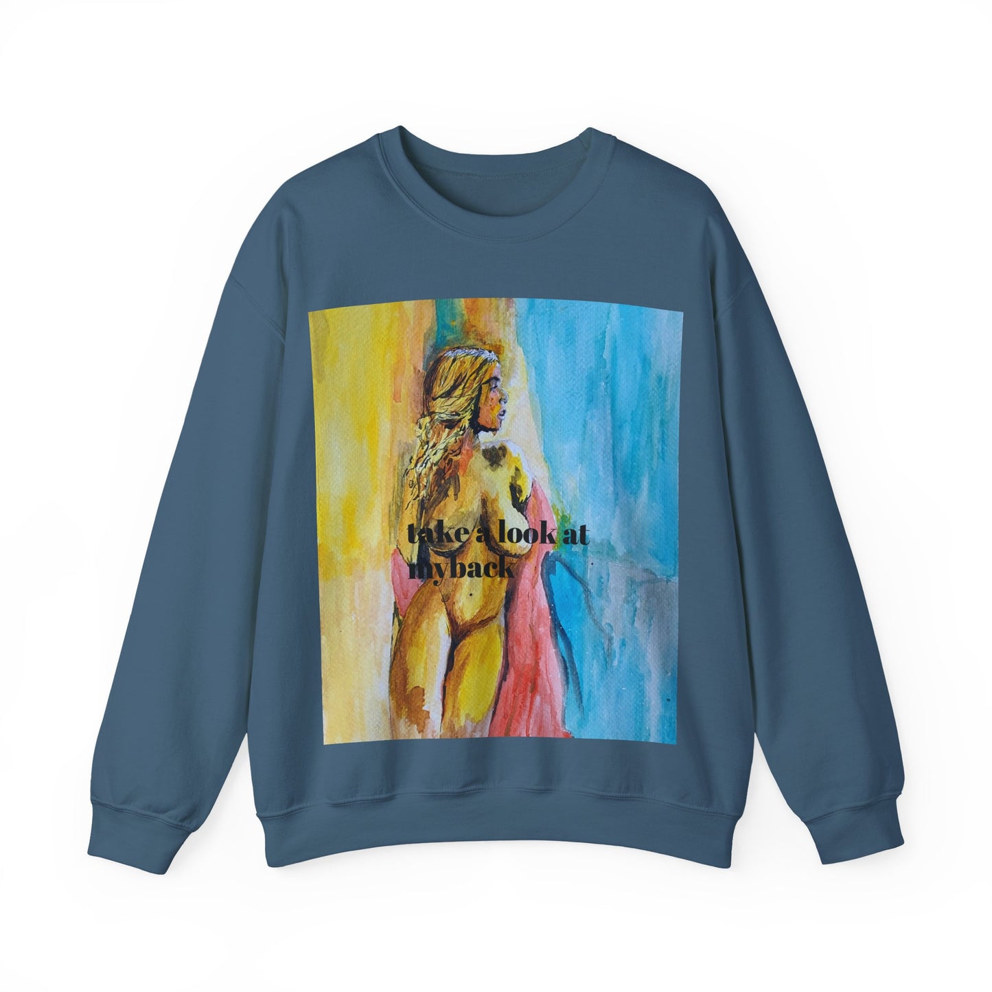 EFeWear Crewneck Sweatshirt 'Take a Look at My Back'