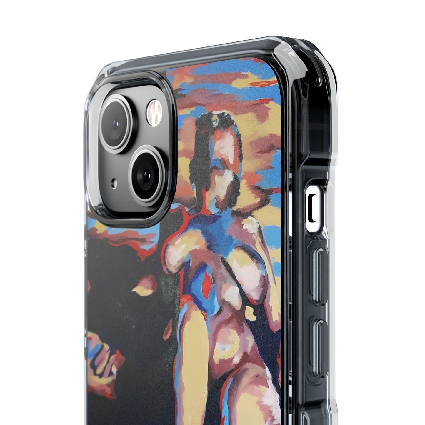 EFe Magnetic Clear printed Impact Case - Unique Phone Protection with Vibrant Painting Design