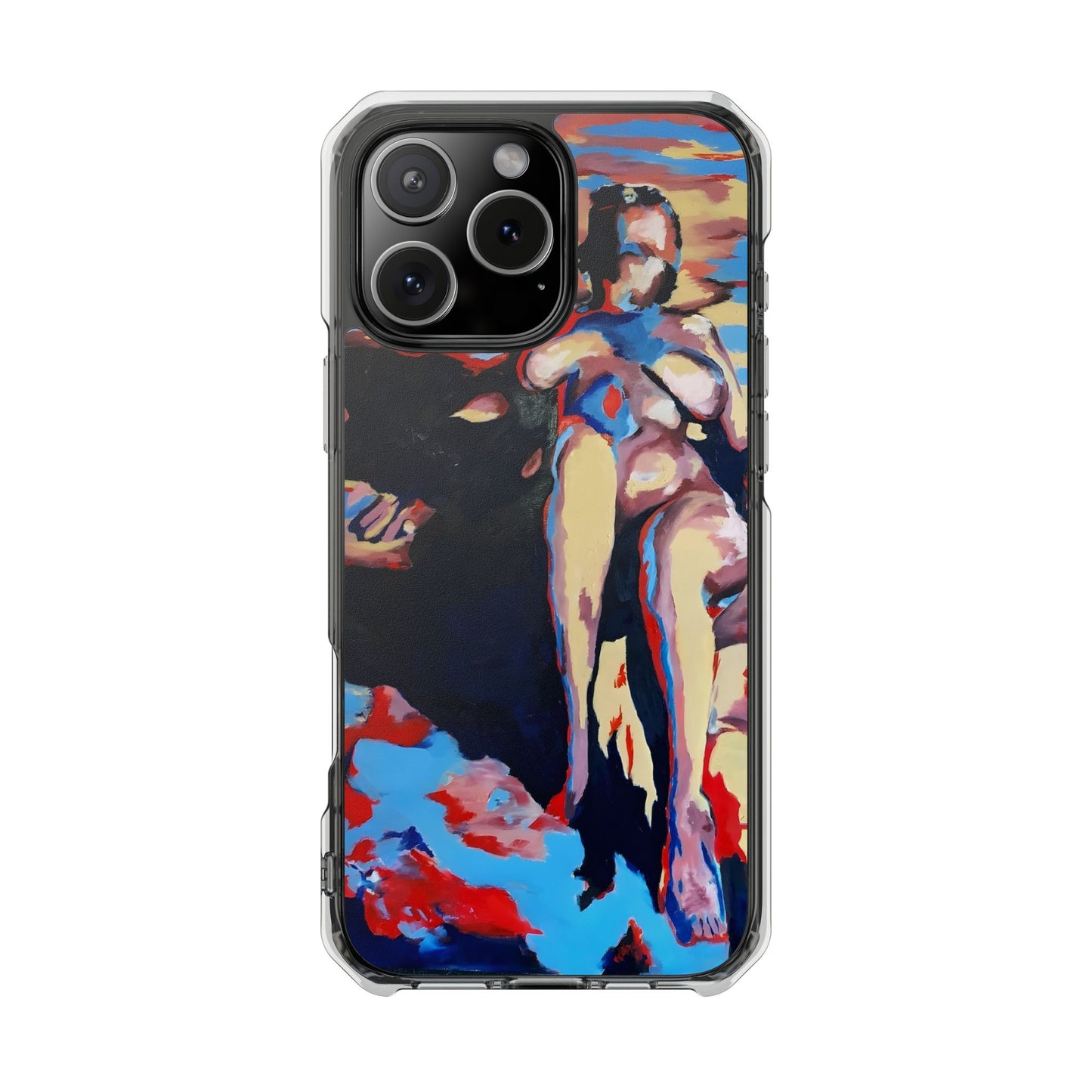 EFe Magnetic Clear printed Impact Case - Unique Phone Protection with Vibrant Painting Design